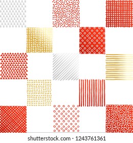 A checkerboard pattern that combines a modern and stylish small pattern