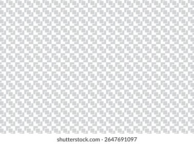 checkerboard seamless pattern geometric plaid cut off rectangle two color grey and white, paper pattern, Retro background fabric. Vintage checkered color geometric texture,