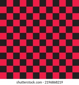 Checkerboard vector seamless pattern. Checkerboard wallpaper