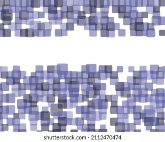 Checkered abstract background in Very Peri color. Modern techno business design. Vector illustration.