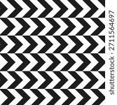 Checkered Arrows Pattern. Vector. Race Flag Arrows Pattern.