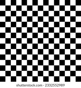 Checkered background Abstract, chess board. pattern black and white texture square shape.