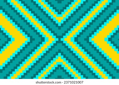 Checkered background, cool colors, green, yellow and turquoisefor making bags, clothes, book covers, gift wrapping paper, socks, handkerchiefs, curtains, shawls, blankets, tablecloths, pillowc