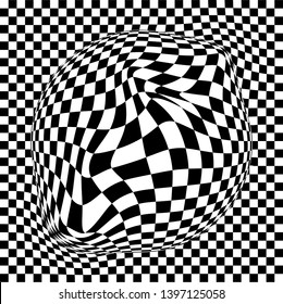 Checkered Background Design, Clean Vector Art Illustration