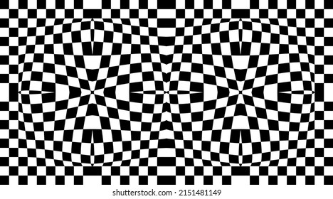 Checkered Background Design, Clean Vector Art Illustration