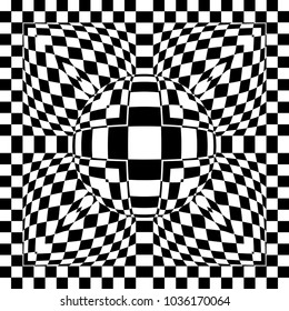 Checkered Background Design Vector Illustration