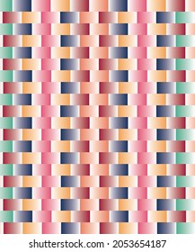 checkered background  Each channel has a color gradation.  from dark to light  It can be used as a clothing pattern as well.