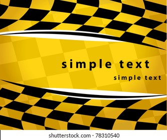 checkered background. EPS10