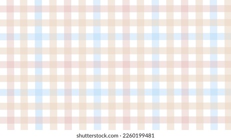 karierter Hintergrund, rosafarben, blau-weiß