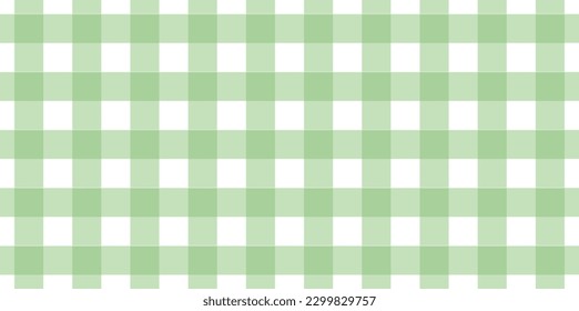 Checkered background of stripes in greenand white color.