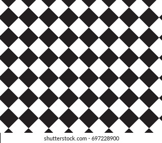 Checkered background with tilted squares pattern.