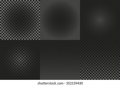 Checkered background. Transparent texture. Vector grid pattern. Black and white backdrop. 