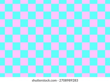 Überprüfter Hintergrund. Vektorgrafik. Nahtloser karierter Rastervektor. Geometrische Textur