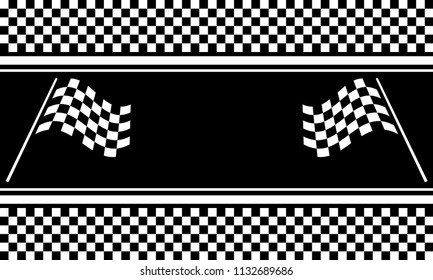 Checkered background vector seamless pattern. Clip art