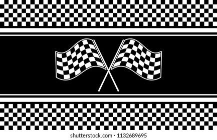 Checkered background vector seamless pattern. Clip art