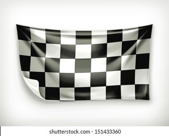 Checkered Flags Vector Stock Vector (Royalty Free) 55748035