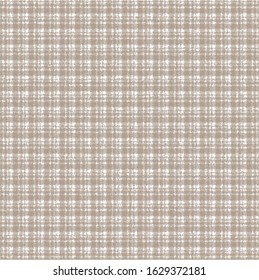 Checkered Beige Background Textile Wallpaper Design Stock Vector