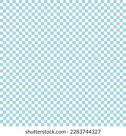 Checkered blue and white seamless background
