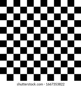 Checkered, chequered, squares seamless pattern. Checkerboard, chess board repeatable texture