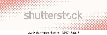 Checkered chevron halftone pattern angled frame ultra wide 32:9 aspect ratio white red vector abstract background. Chequered corner half tone graphic panoramic ultrawide format groovy abstraction