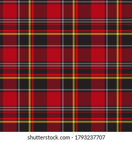 Checkered classical pattern tartan. Abstract seamless background. Scottish cage. Traditional color wallpaper in stripe. Vector graphics printing on fabrics, shirts and textiles.