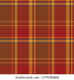Checkered classical pattern tartan. Seamless abstract texture. Traditional color wallpaper in stripe. Scottish cage. Vector graphics printing on fabrics, shirts and textiles.