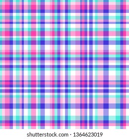 Checkered colorful pattern. Seamless abstract texture with many lines. Geometric colored wallpaper with stripes. Print for flyers, shirts and textiles. Doodle for design