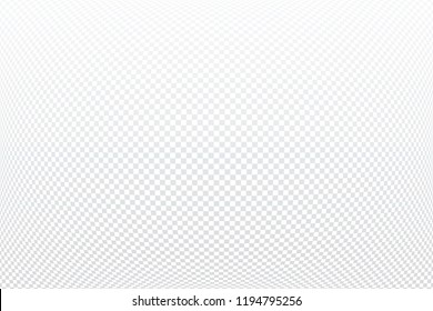 Checkered convex pattern. White textured background. Vector art.