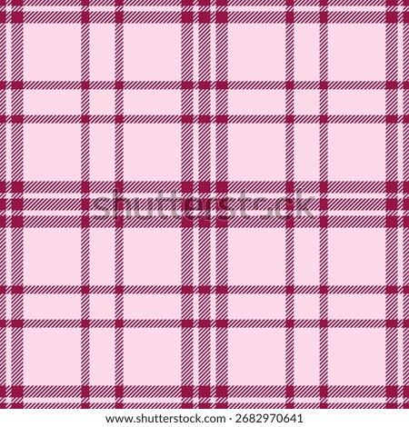 Checkered design for prints. Seamless white, pink color check pattern.Repeating patern plaid.  Repeated tartan fabric.Ekose texture. Madras flannel.Vector scottish fabriс.Checker line.Stripe gingham
