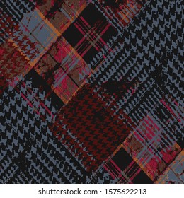 Checkered diagonal plaid pattern. Tartan Plaid Pattern vector illustration. 