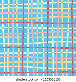 Checkered diagonal plaid pattern. Vector illustration.Tartan Plaid Pattern