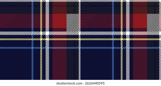Checkered diagonal plaid seamless pattern. Vector illustration. Flat design. No gradient. No transparent. EPS 10.