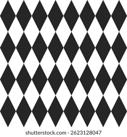 Checkered diamond seamless background pattern vector in black - Powered by Shutterstock - Get 15% off with code: PIKWIZARD15
