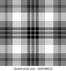 checkered fabric pattern, design vector, color black white