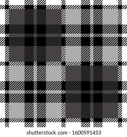 checkered fabric pattern, design vector, color black white