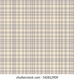 Checkered fabric tartan textile. Vector seamless pattern