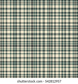 Checkered fabric tartan textile. Vector seamless pattern