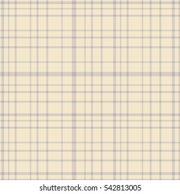 Checkered fabric tartan textile. Vector seamless pattern