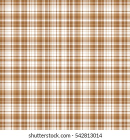 Checkered fabric tartan textile. Vector seamless pattern