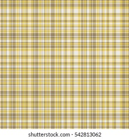 Checkered fabric tartan textile. Vector seamless pattern