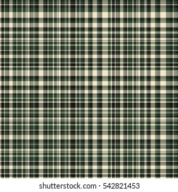 Checkered fabric tartan textile. Vector seamless pattern