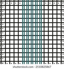 The checkered field contains stripes of a different color and dots along the edges.