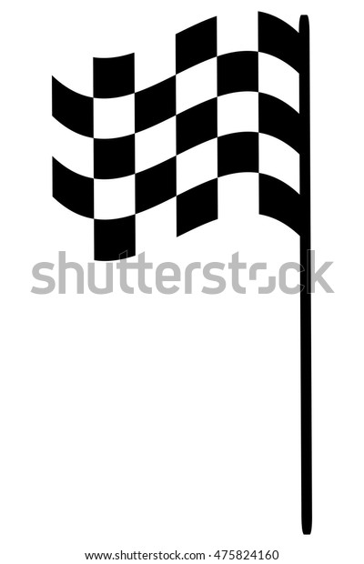 Checkered Flag Stock Vector Royalty Free 475824160 Shutterstock 5070