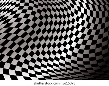 checkered flag abstract background in black and white with a gradient