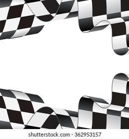 Checkered flag background