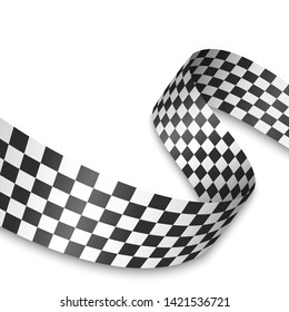 Checkered flag background. race flag design