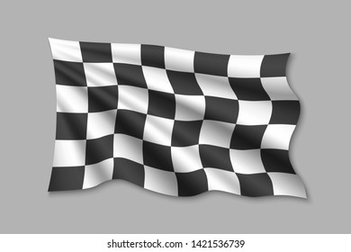 Checkered flag background. race flag design
