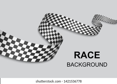 Checkered flag background. race flag design