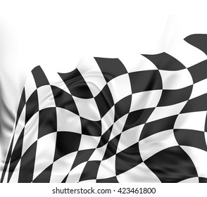 Checkered Flag Background Race Flag Design Stock Vector (Royalty Free ...