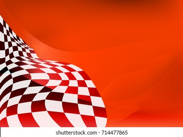 checkered flag background vector race design